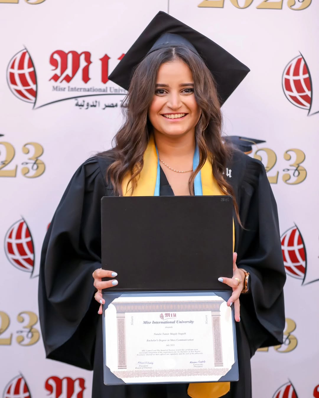 Nathalie Tamer MIU Graduation 2023